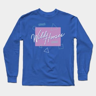 Wild Horses - 80s Style 1 Long Sleeve T-Shirt